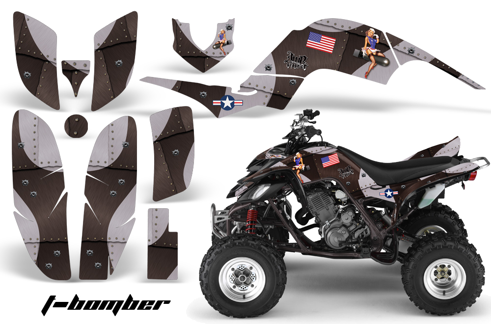 Yamaha Raptor 660 Graphics T-Bomber Black